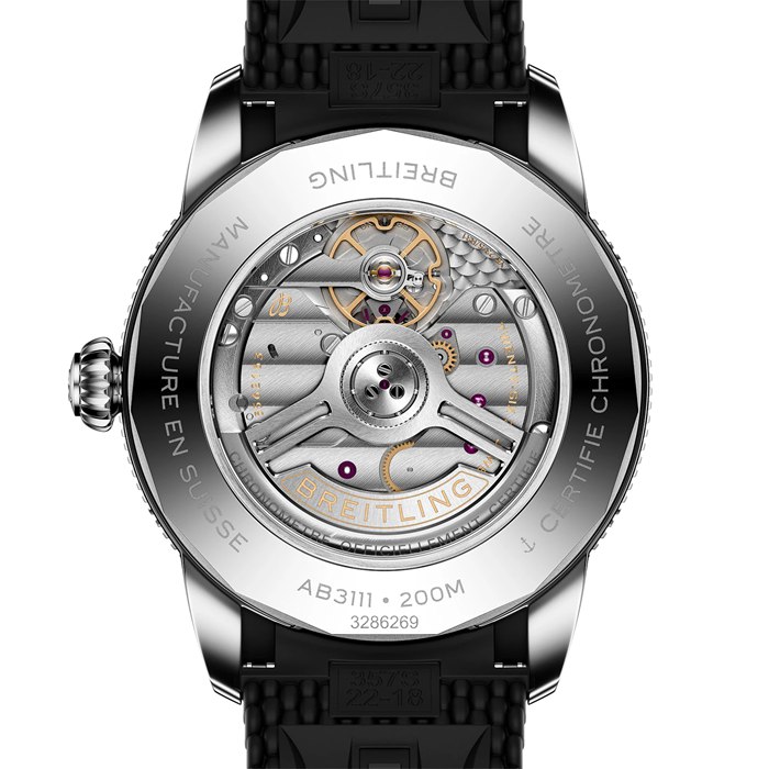 Breitling Superocean Heritage B31 Automatic 42mm Orologio da uomo in gomma nera AB3111241B1S1 - immagine 2
