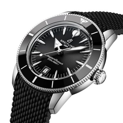 Breitling Superocean Heritage B31 Automatic 42mm Orologio da uomo in gomma nera AB3111241B1S1 - immagine 3
