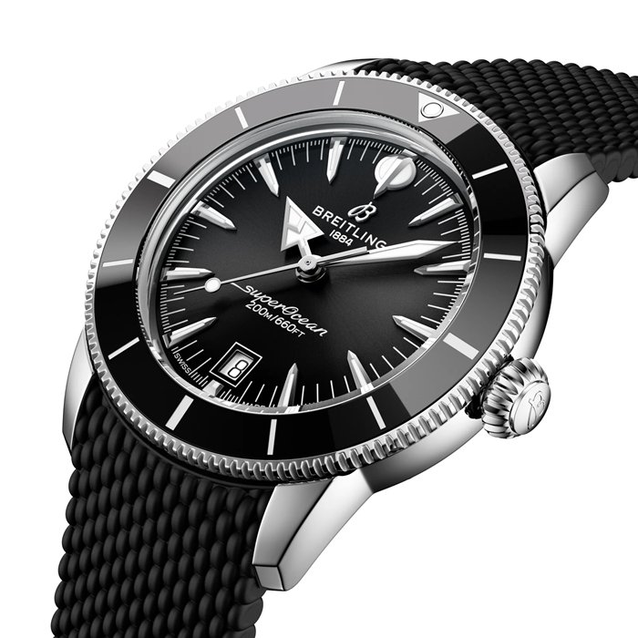 Breitling Superocean Heritage B31 Automatic 42mm Orologio da uomo in gomma nera AB3111241B1S1 - immagine 3