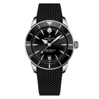 Breitling Superocean Heritage B31 Automatic 42mm Orologio da uomo in gomma nera AB3111241B1S1