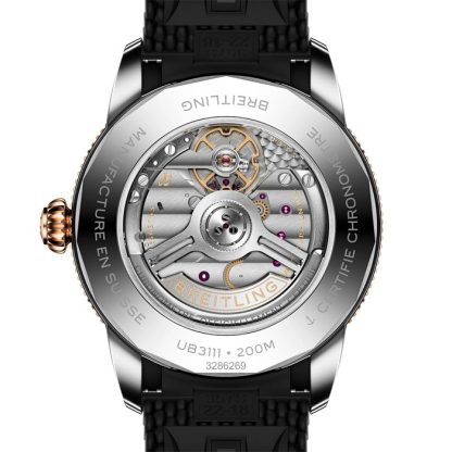 Breitling Superocean Heritage B31 Automatic 42mm Orologio da uomo in gomma nera UB3111241B1S1 - immagine 2