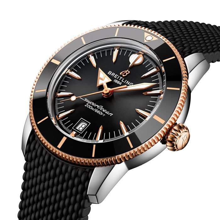 Breitling Superocean Heritage B31 Automatic 42mm Orologio da uomo in gomma nera UB3111241B1S1 - immagine 3