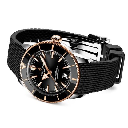 Breitling Superocean Heritage B31 Automatic 42mm Orologio da uomo in gomma nera UB3111241B1S1 - immagine 4
