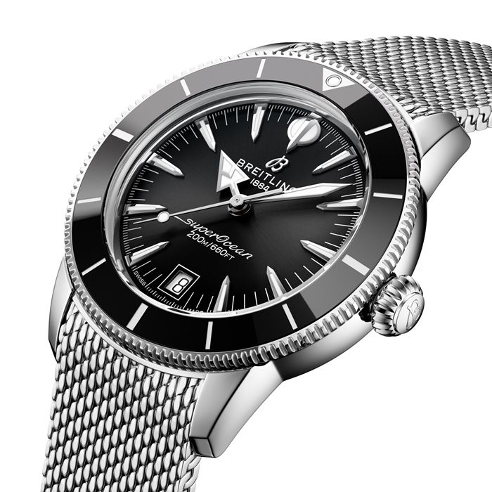 Breitling Superocean Heritage B31 Automatico 40mm Orologio Uomo Nero AB3110241B1A1 - immagine 3