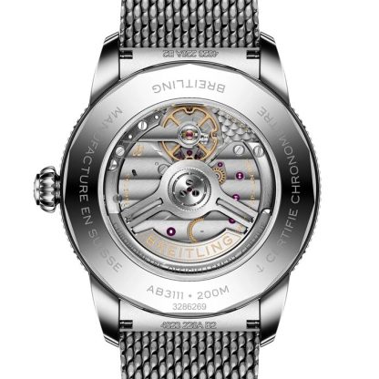 Breitling Superocean Heritage B31 Automatico 42mm Orologio Uomo Blu AB3111161C1A1 - immagine 2