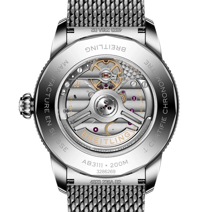 Breitling Superocean Heritage B31 Automatico 42mm Orologio Uomo Blu AB3111161C1A1 - immagine 2
