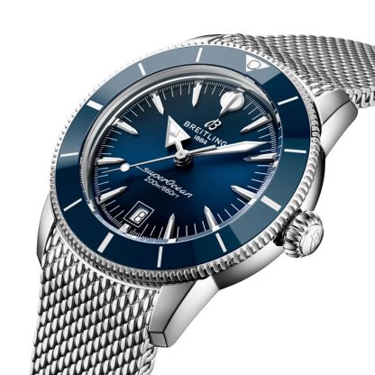 Breitling Superocean Heritage B31 Automatico 42mm Orologio Uomo Blu AB3111161C1A1 - immagine 3