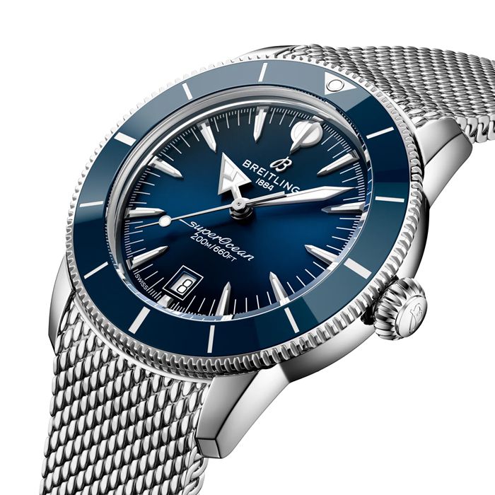 Breitling Superocean Heritage B31 Automatico 42mm Orologio Uomo Blu AB3111161C1A1 - immagine 3