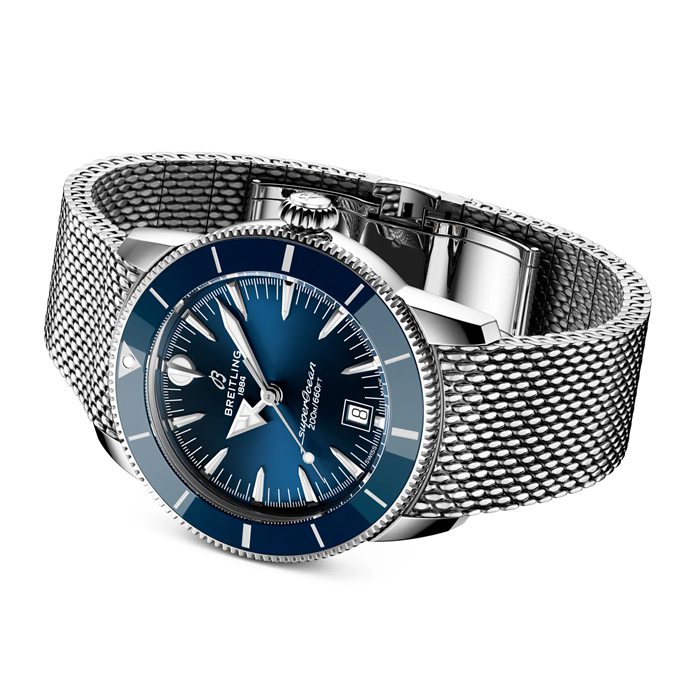 Breitling Superocean Heritage B31 Automatico 42mm Orologio Uomo Blu AB3111161C1A1 - immagine 4