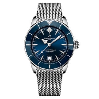 Breitling Superocean Heritage B31 Automatico 42mm Orologio Uomo Blu AB3111161C1A1