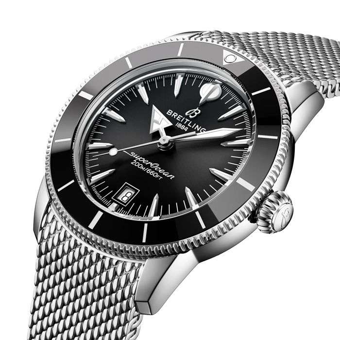 Breitling Superocean Heritage B31 Automatico 42mm Orologio Uomo Nero AB3111241B1A1 - immagine 3