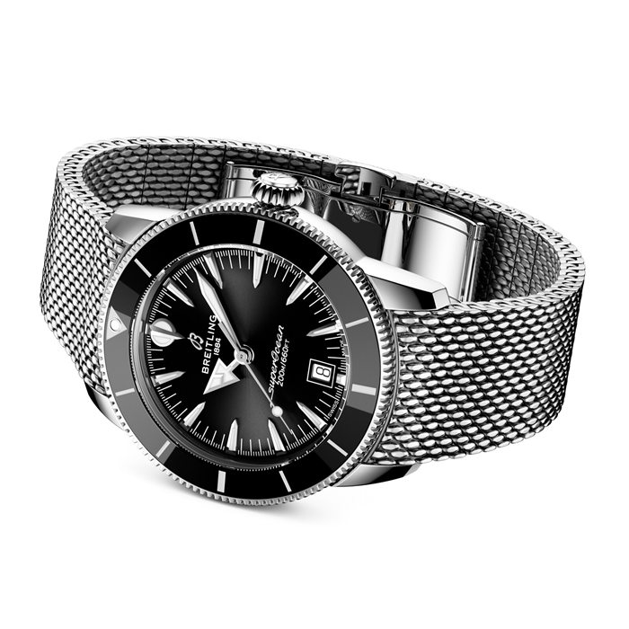 Breitling Superocean Heritage B31 Automatico 42mm Orologio Uomo Nero AB3111241B1A1 - immagine 4