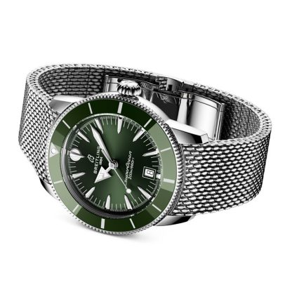 Breitling Superocean Heritage B31 Automatico 42mm Orologio Uomo Verde AB3111361L1A1 - immagine 4