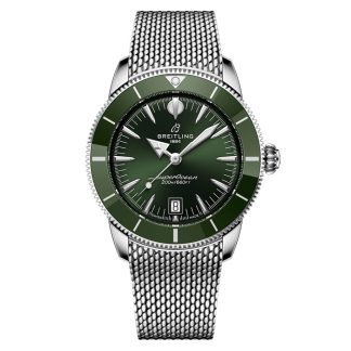 Breitling Superocean Heritage B31 Automatico 42mm Orologio Uomo Verde AB3111361L1A1
