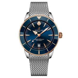 Breitling Superocean Heritage B31 Automatico 44mm Orologio Uomo Blu 18 UB3112161C1A1