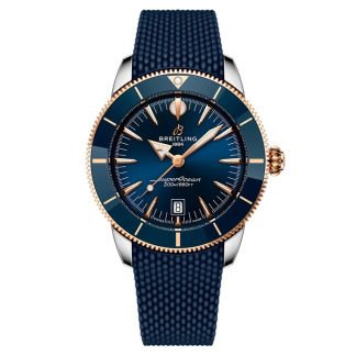 Breitling Superocean Heritage B31 Automatico 44mm Orologio Uomo Gomma Blu UB3112161C1S1
