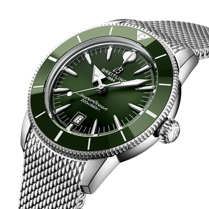 Breitling Superocean Heritage B31 Automatico 44mm Orologio Uomo Verde AB3112361L1A1 - immagine 3
