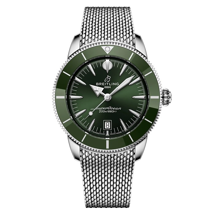 Breitling Superocean Heritage B31 Automatico 44mm Orologio Uomo Verde AB3112361L1A1