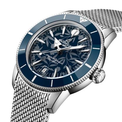 Breitling Superocean Heritage B31 Automatico Kelly Slater Edizione Limitata 40mm Orologio Uomo Blu AB31101A1C1A1 - immagine 3
