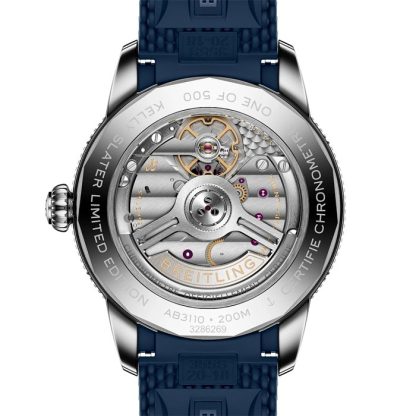 Breitling Superocean Heritage B31 Automatico Kelly Slater Edizione Limitata 40mm Orologio Uomo Gomma Blu AB31101A1C1S1 - immagine 2