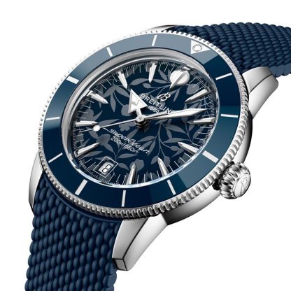 Breitling Superocean Heritage B31 Automatico Kelly Slater Edizione Limitata 40mm Orologio Uomo Gomma Blu AB31101A1C1S1 - immagine 3