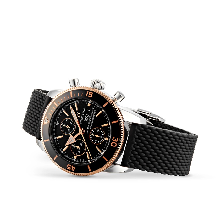Breitling Superocean Heritage Chronograph 44 Orologio con cinturino in gomma U13313121B1S1 - immagine 2