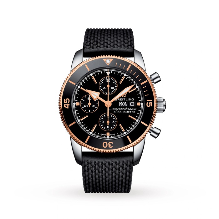 Breitling Superocean Heritage Chronograph 44 Orologio con cinturino in gomma U13313121B1S1