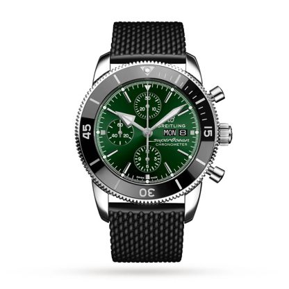Breitling Superocean Heritage Chronograph 44 Orologio con cinturino in gomma in acciaio inossidabile A13313121L1S1
