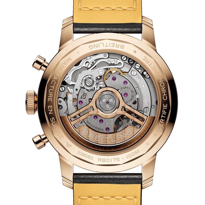 Breitling Top Time B01 41mm Uomo Orologio Marrone RB01761A1Q1X1 - immagine 4
