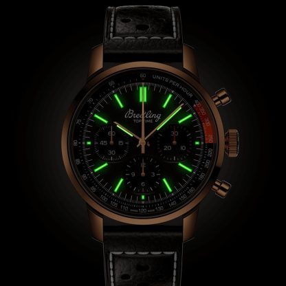 Breitling Top Time B01 41mm Uomo Orologio Marrone RB01761A1Q1X1 - immagine 5
