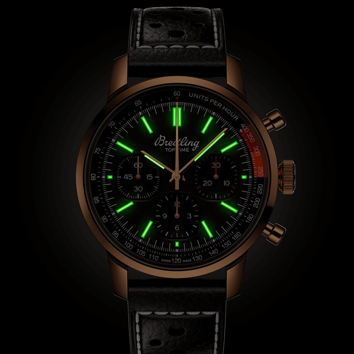 Breitling Top Time B01 41mm Uomo Orologio Marrone RB01761A1Q1X1 - immagine 5