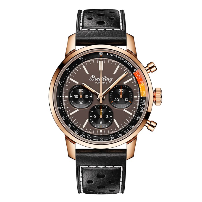 Breitling Top Time B01 41mm Uomo Orologio Marrone RB01761A1Q1X1