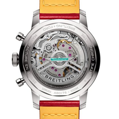 Breitling Top Time B01 Auto Classiche Ford Thunderbird 41mm Orologio Uomo AB01766A1A1X1 - immagine 2