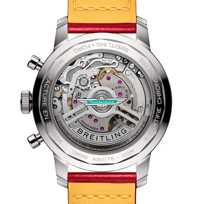Breitling Top Time B01 Auto Classiche Ford Thunderbird 41mm Orologio Uomo AB01766A1A1X1 - immagine 2