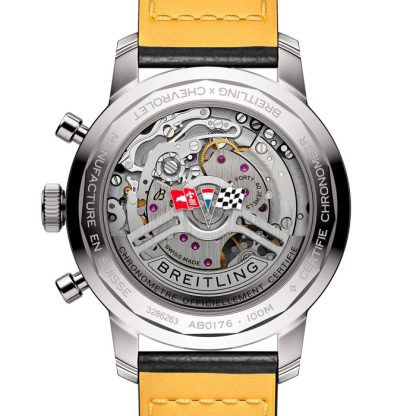 Breitling Top Time B01 Classic Cars Chevrolet Corvette 41mm Uomo Orologio AB01761A1K1X1 - immagine 2