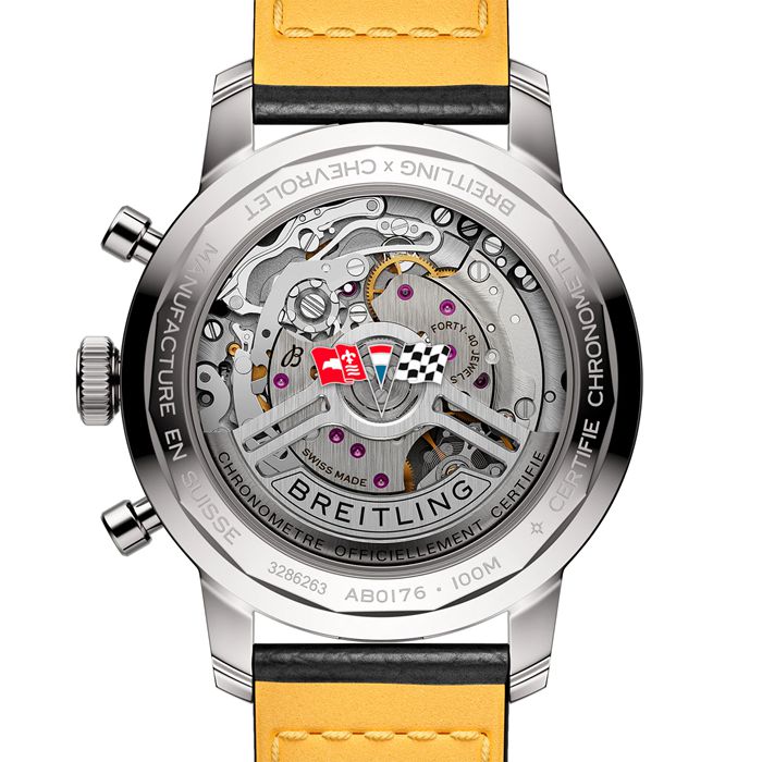 Breitling Top Time B01 Classic Cars Chevrolet Corvette 41mm Uomo Orologio AB01761A1K1X1 - immagine 2