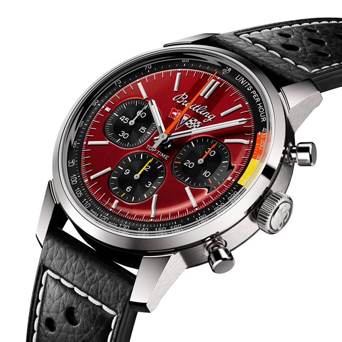 Breitling Top Time B01 Classic Cars Chevrolet Corvette 41mm Uomo Orologio AB01761A1K1X1 - immagine 3