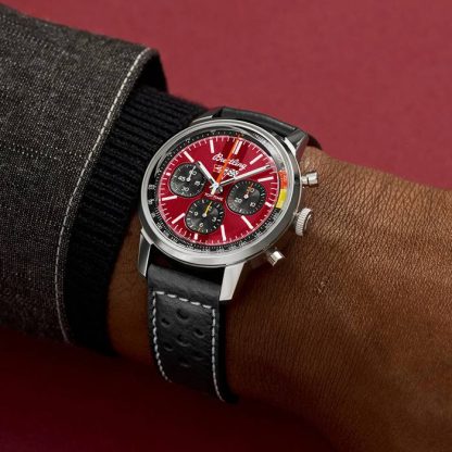 Breitling Top Time B01 Classic Cars Chevrolet Corvette 41mm Uomo Orologio AB01761A1K1X1 - immagine 5