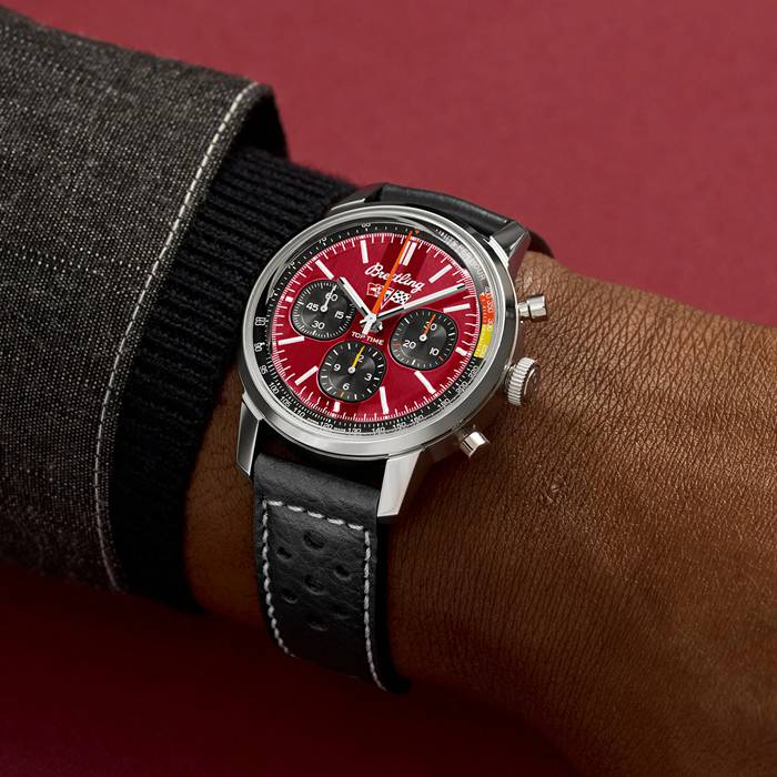 Breitling Top Time B01 Classic Cars Chevrolet Corvette 41mm Uomo Orologio AB01761A1K1X1 - immagine 5