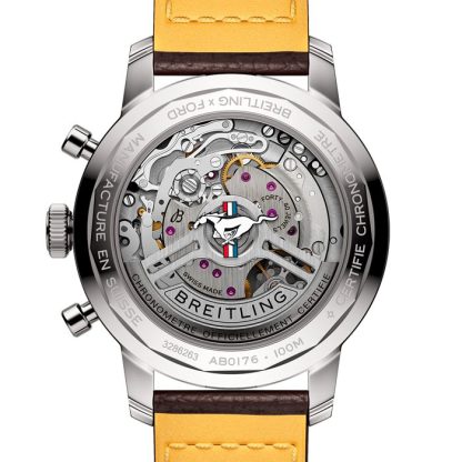 Breitling Top Time B01 Classic Cars Ford Mustang 41mm Uomo Orologio AB01762A1L1X1 - immagine 2