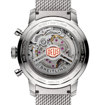 Breitling Top Time B01 Deus 41mm Orologio da uomo in acciaio AB01765A1B1A1 - immagine 2