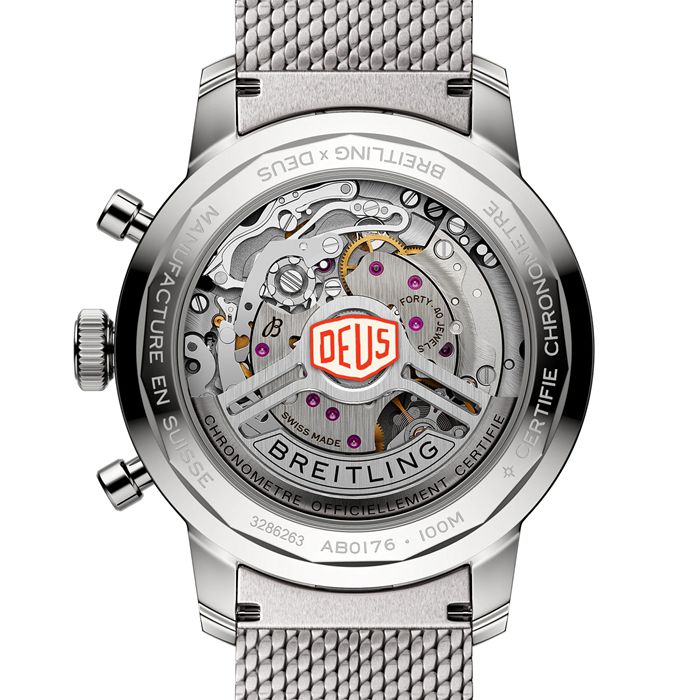 Breitling Top Time B01 Deus 41mm Orologio da uomo in acciaio AB01765A1B1A1 - immagine 2