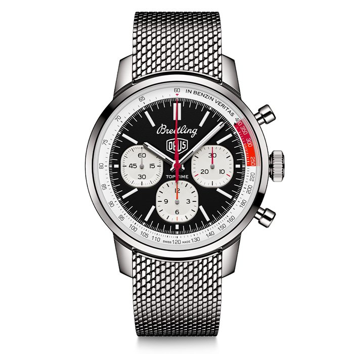 Breitling Top Time B01 Deus 41mm Orologio da uomo in acciaio AB01765A1B1A1