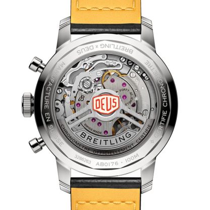Breitling Top Time B01 Deus 41mm Orologio da uomo in pelle AB01765A1B1X1 - immagine 2
