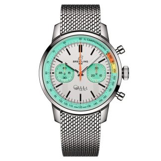 Breitling Top Time B01 Fausto Coppi 41mm Orologio da uomo in acciaio AB01768A1A1A1