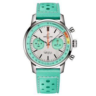 Breitling Top Time B01 Fausto Coppi 41mm Orologio da uomo in pelle AB01768A1A1X1