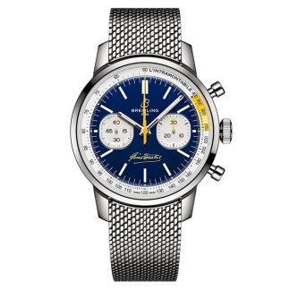 Breitling Top Time B01 Gino Bartali 41mm Orologio da uomo in acciaio AB01767A1C1A1