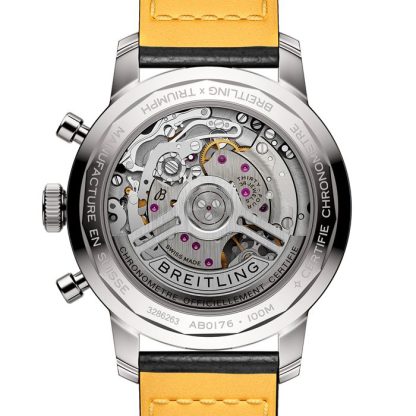Breitling Top Time B01 Triumph 41mm Orologio da uomo in pelle AB01764A1C1X1 - immagine 2