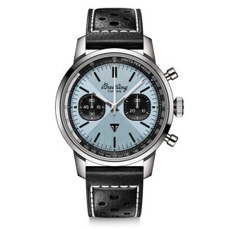 Breitling Top Time B01 Triumph 41mm Orologio da uomo in pelle AB01764A1C1X1