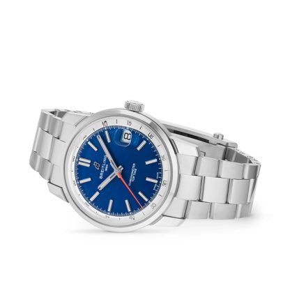 Breitling Top Time B31 38mm Orologio Uomo Blu Acciaio Inox AB3113A71C1A1 - immagine 3